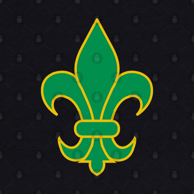 fleur de lis (green) by PabloDeChenez